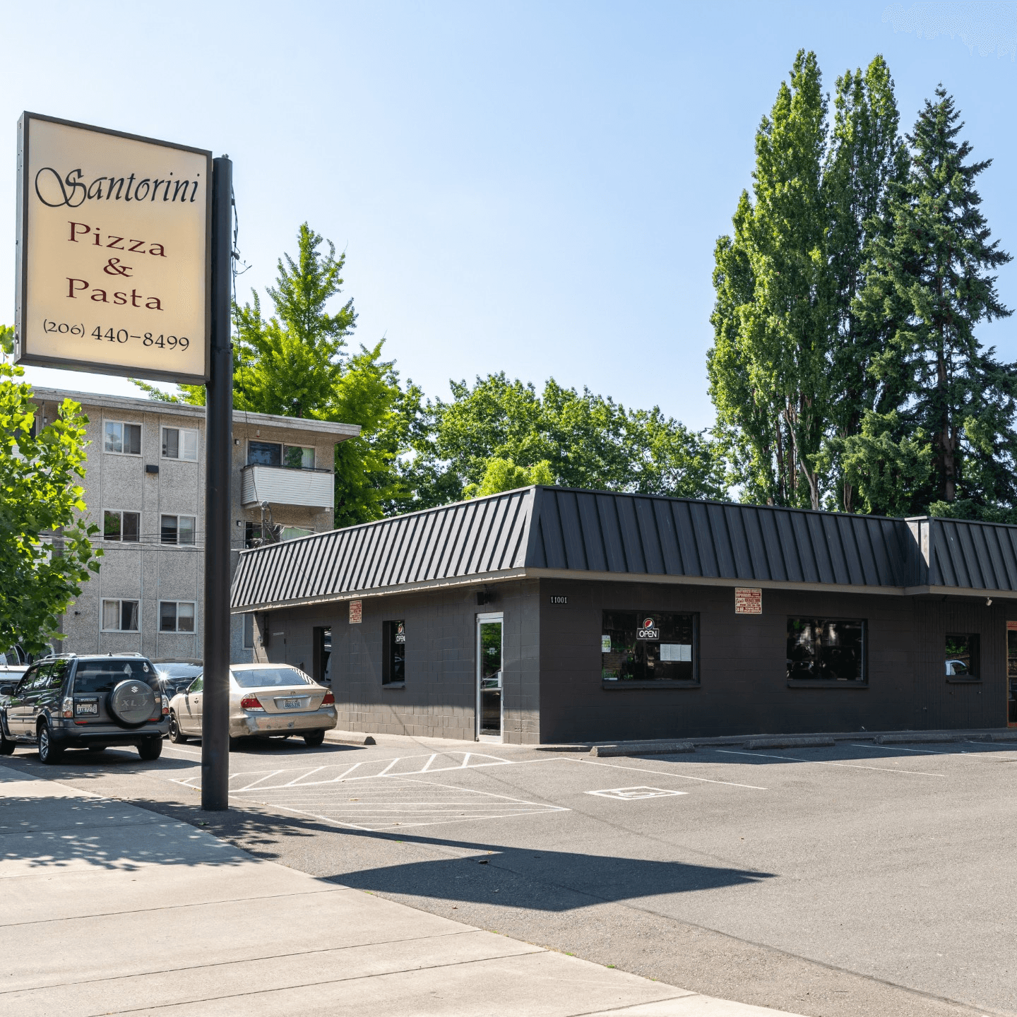 Welcome to Santorini Pizza & Pasta (206) 440-8499 