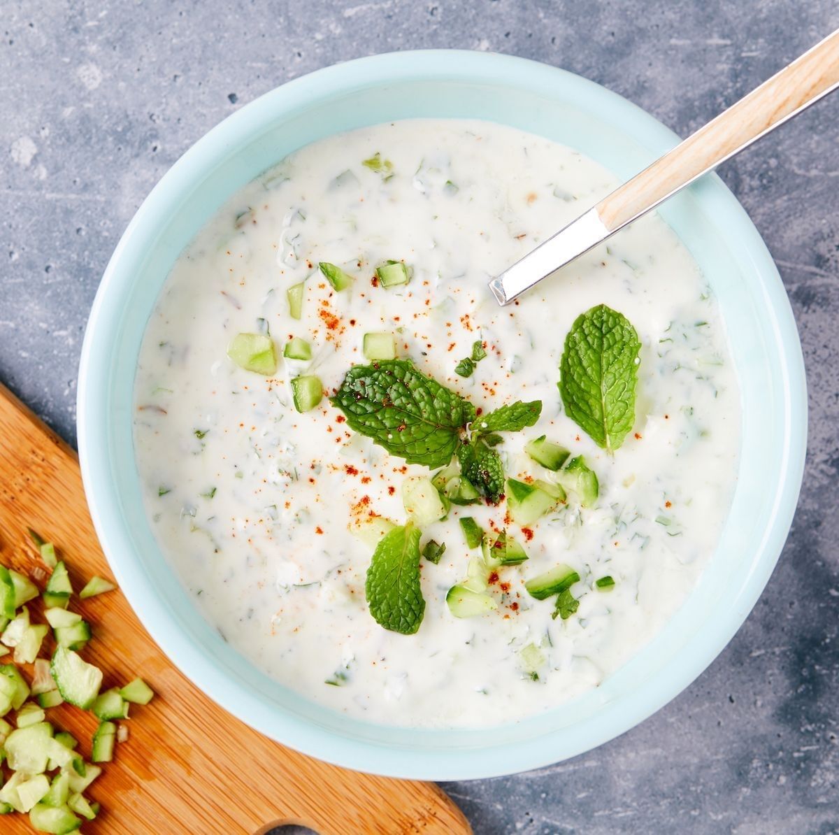Cucumber Raita.