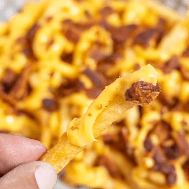Bacon Cheddar Fries.
