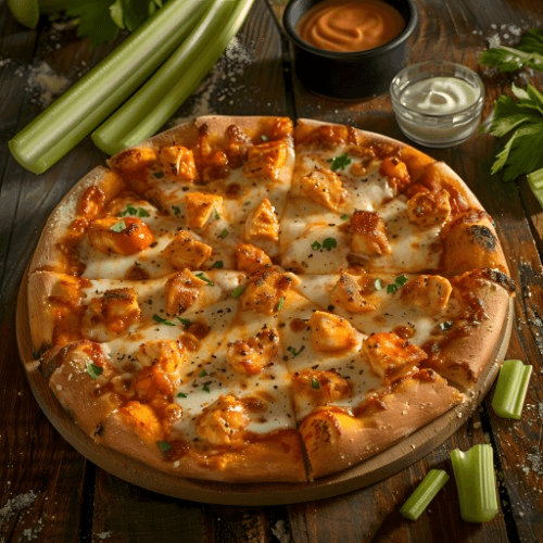 Buffalo Chicken Pizza.