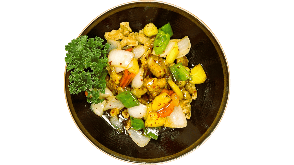 Sweet & Sour Chicken.