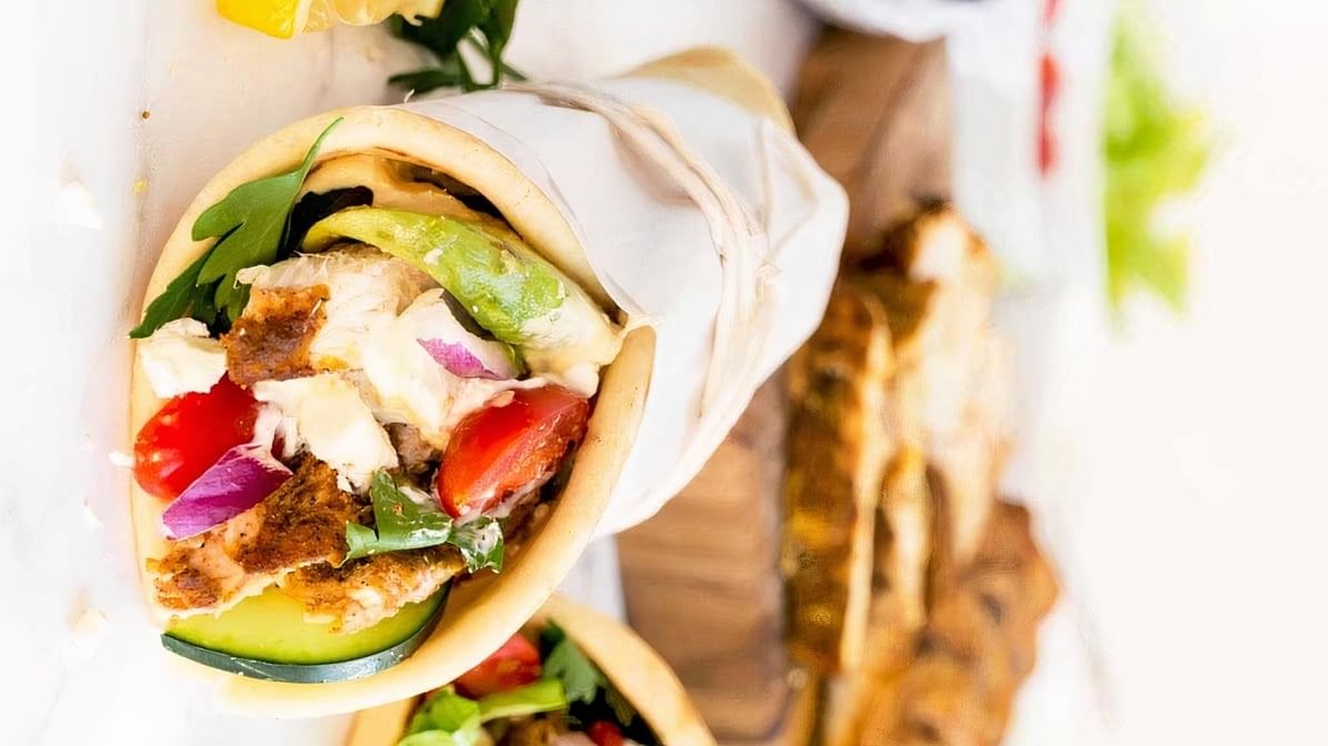 Chicken Shawarma Sandwich.