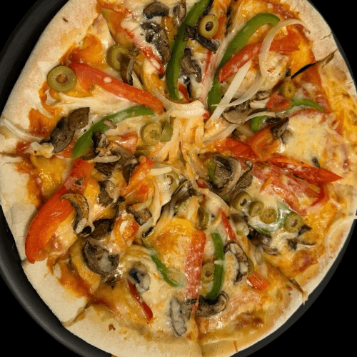 Four Toppings Pizza ( Small) Mentaion Toppings.