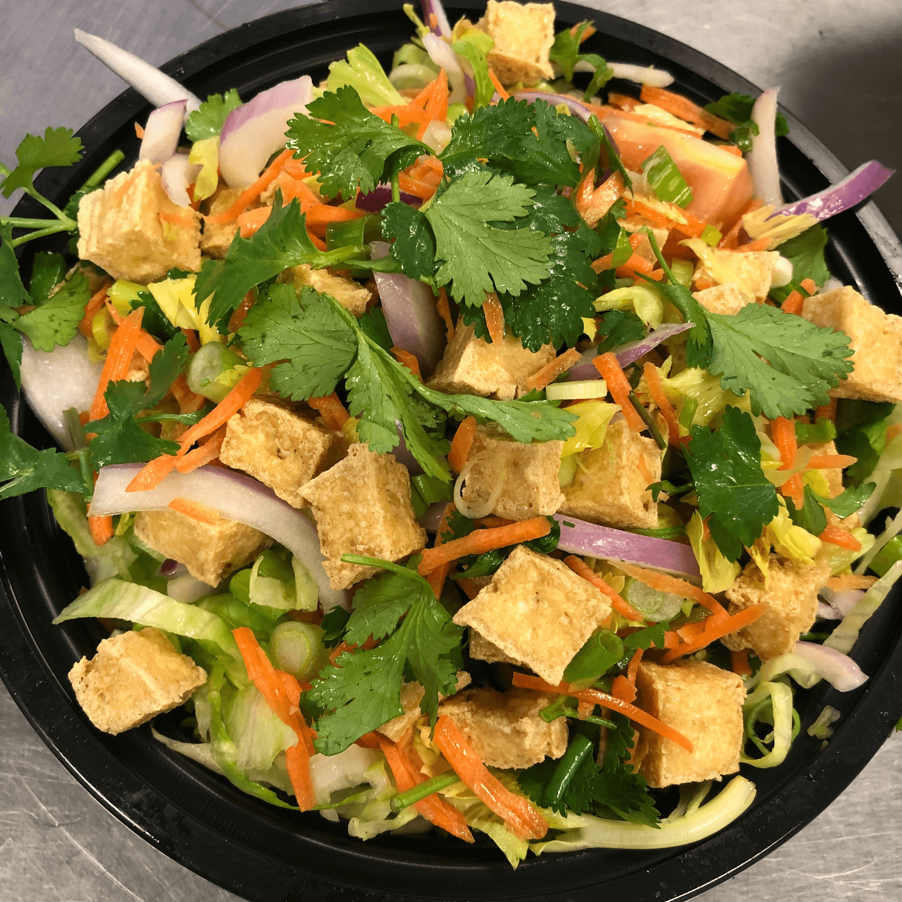 Crispy Tofu Salad.