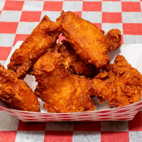 6 Pcs Hot Wings Combo.