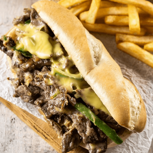 Half Cheese Steak