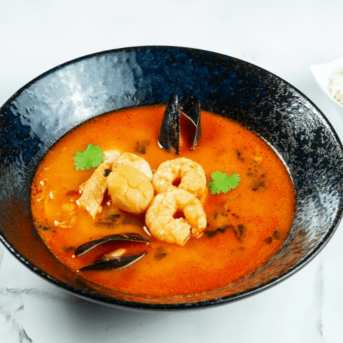 Tom Yum (Thai Hot & Sour Soup) (Bowl).
