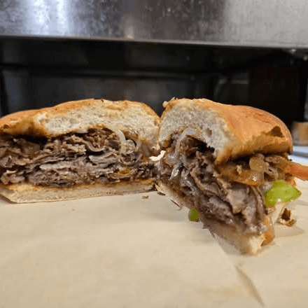 Nashville Cheese Steak Sandwich.