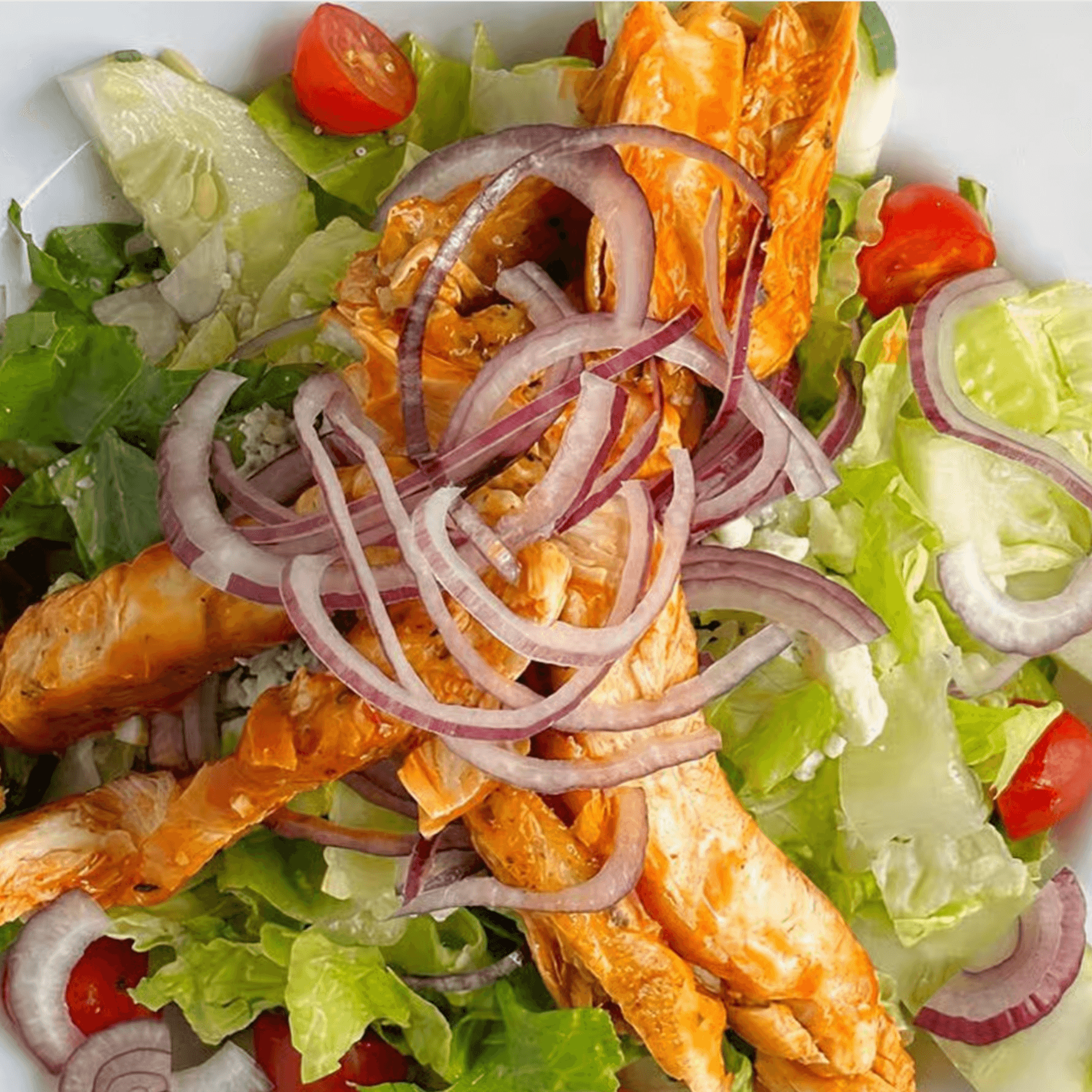 Large Buffalo Chicken Salad.