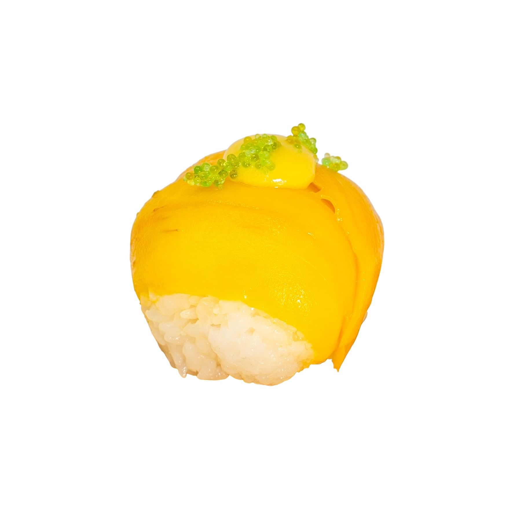 Mango Sushi Ball - 芒果寿司球 - Bolita de Sushi de Mango.