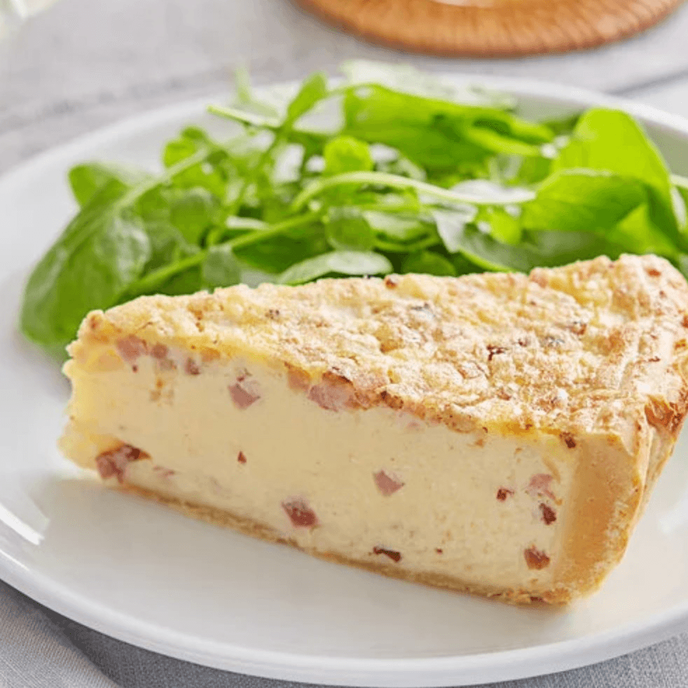 Quiche Lorraine.