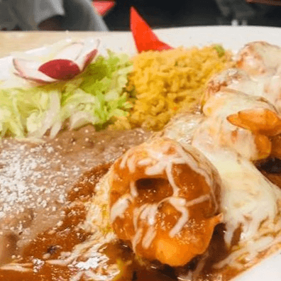 Steak and Shrimp Madrazo.