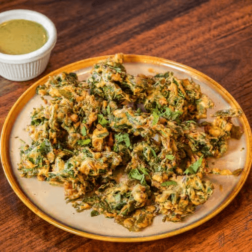 Spinach Pakora.