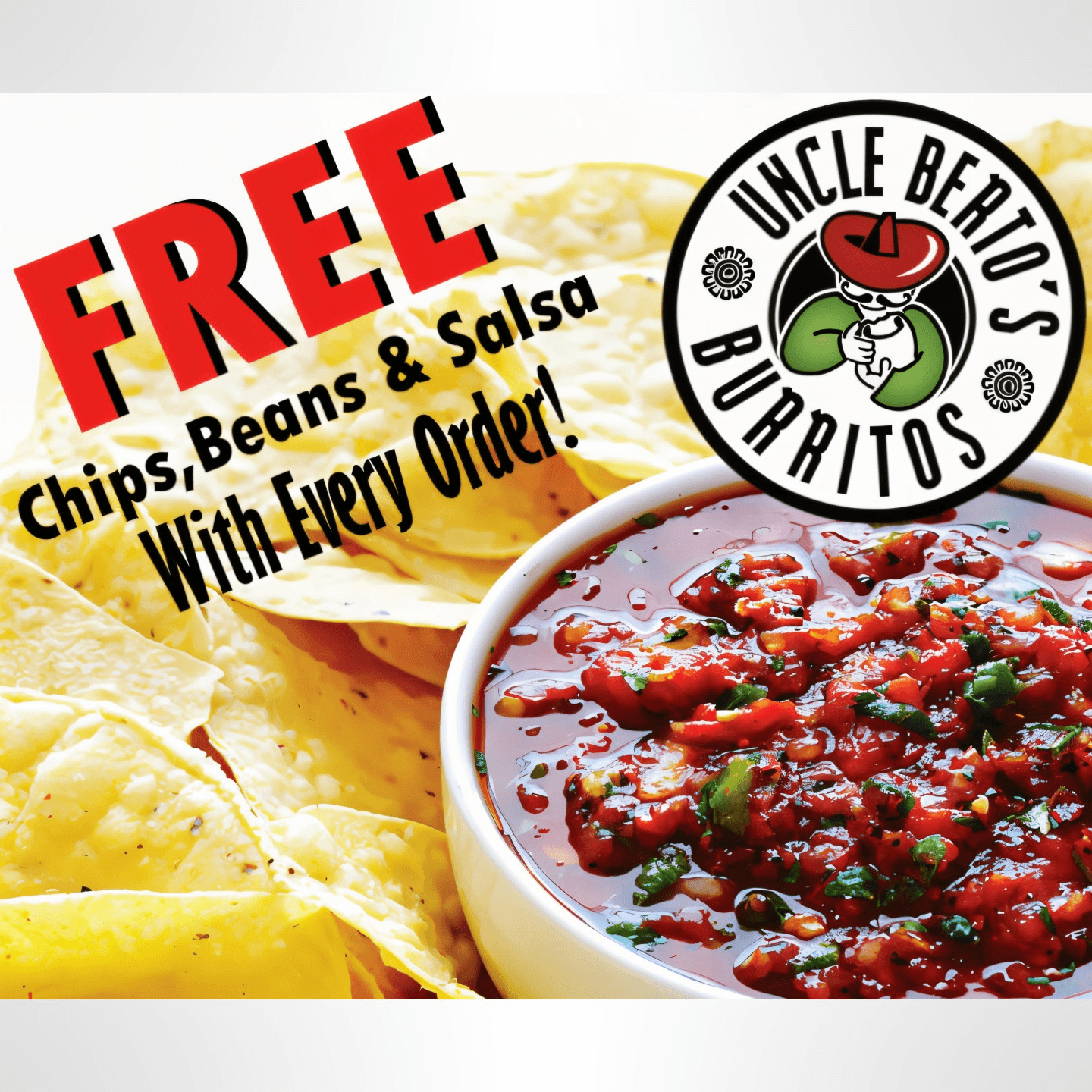 Free Chips, Beans, and Salsa Every Time
