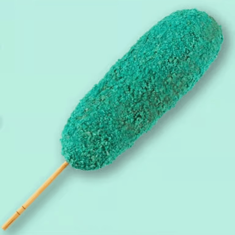 Blue Takis Half & Half Corn Dog.
