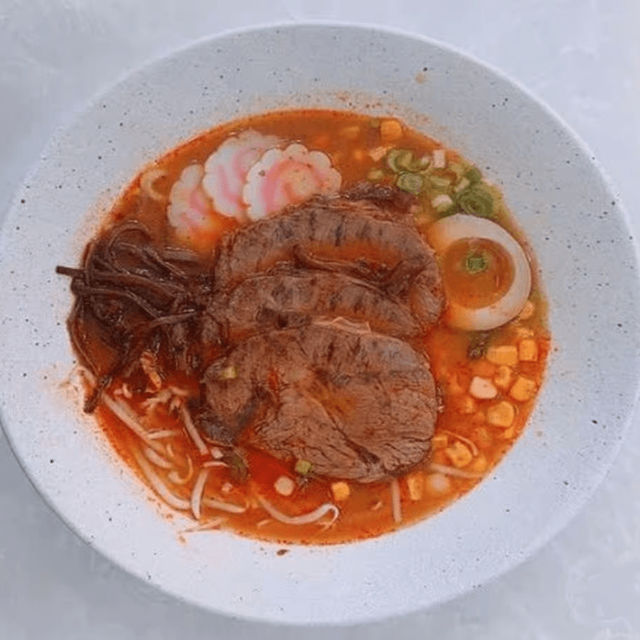 Spicy Miso Beef Ramen.
