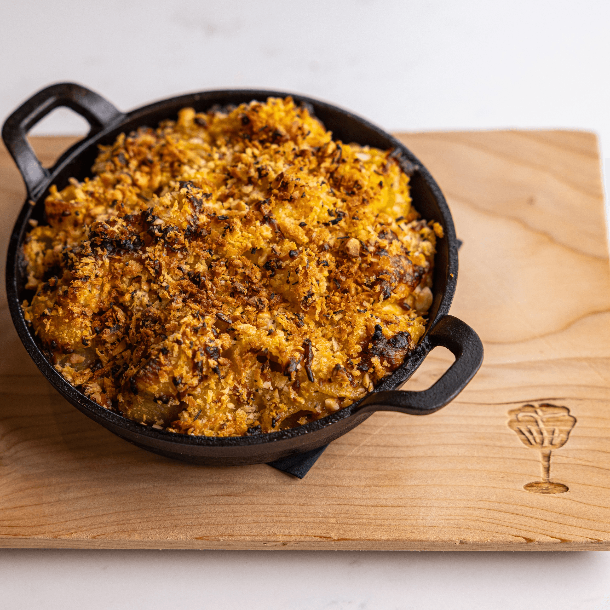 Pumpkin Mac & Cheese.