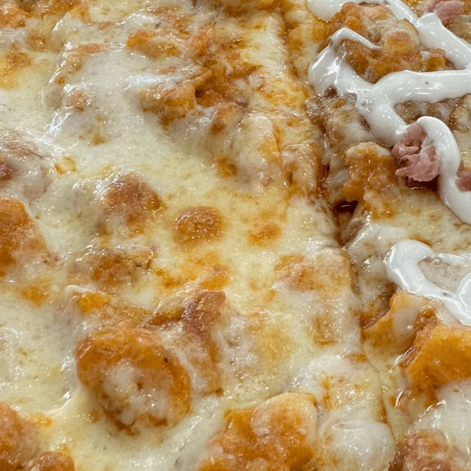 Buffalo Chicken Pizza.