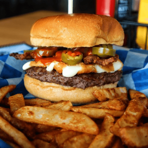 Dragon Slayer Burger.