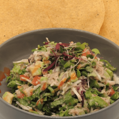 Tuna Salad & Tostadas.