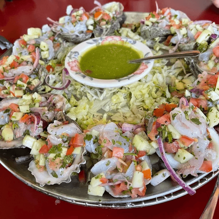 Mariscos Aguachile.