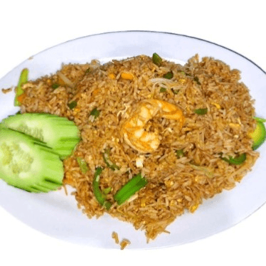 Immitation Crab Meat Fried Rice.