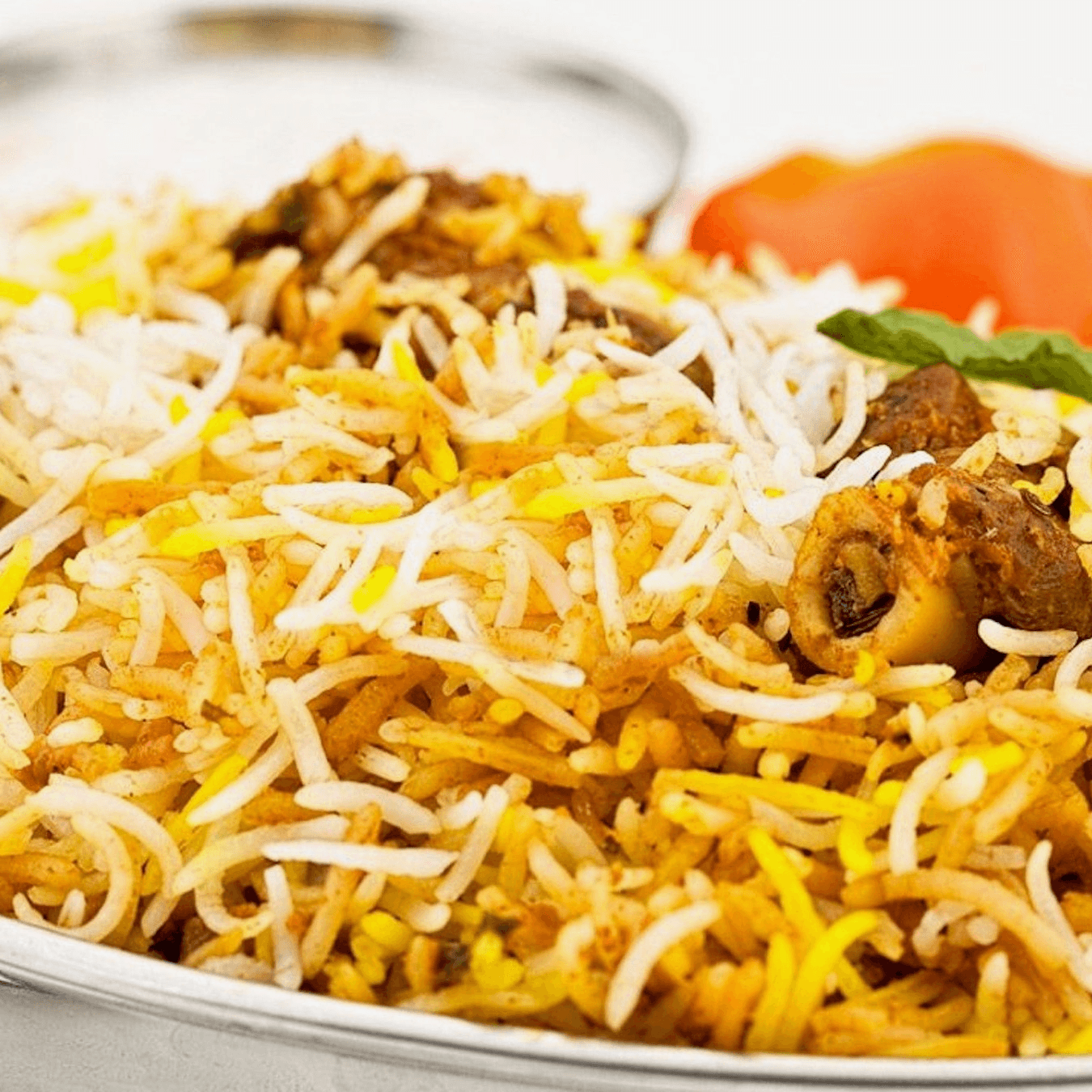 Hyderabadi Goat Dum Family Pack Biryani.