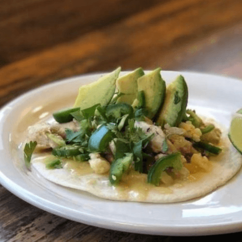 (1) Tequila-Lime Chicken Taco