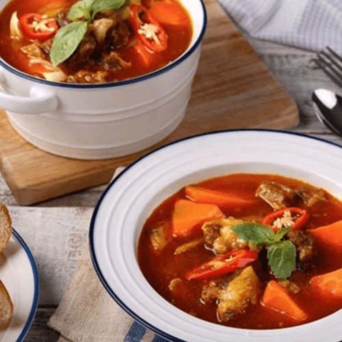 Beef Stew with Bread / Bánh Mì Bò Kho.