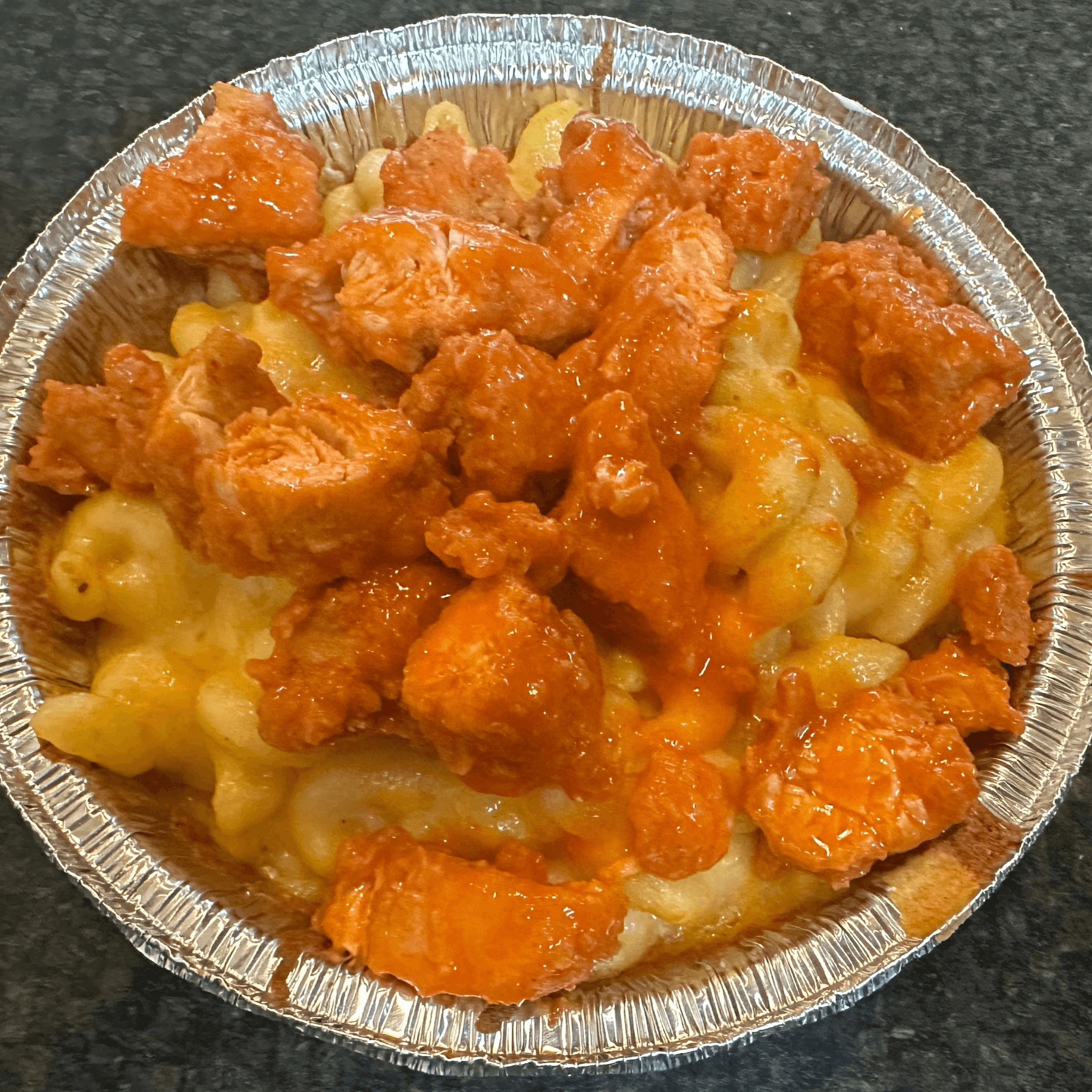 Buffalo Chicken Mac & Cheese.