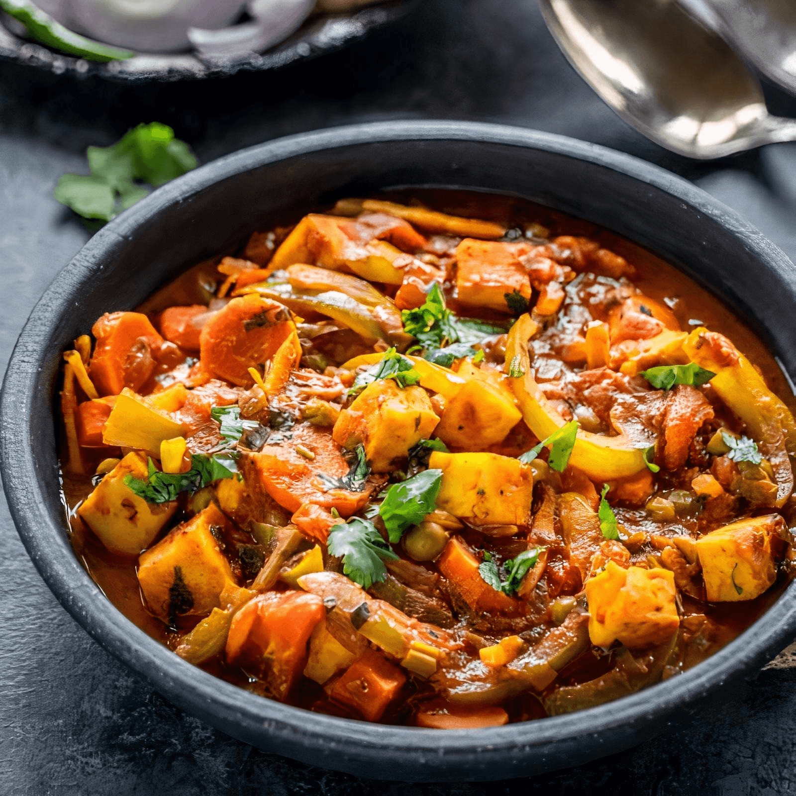 Vegetable Jalfrezi.