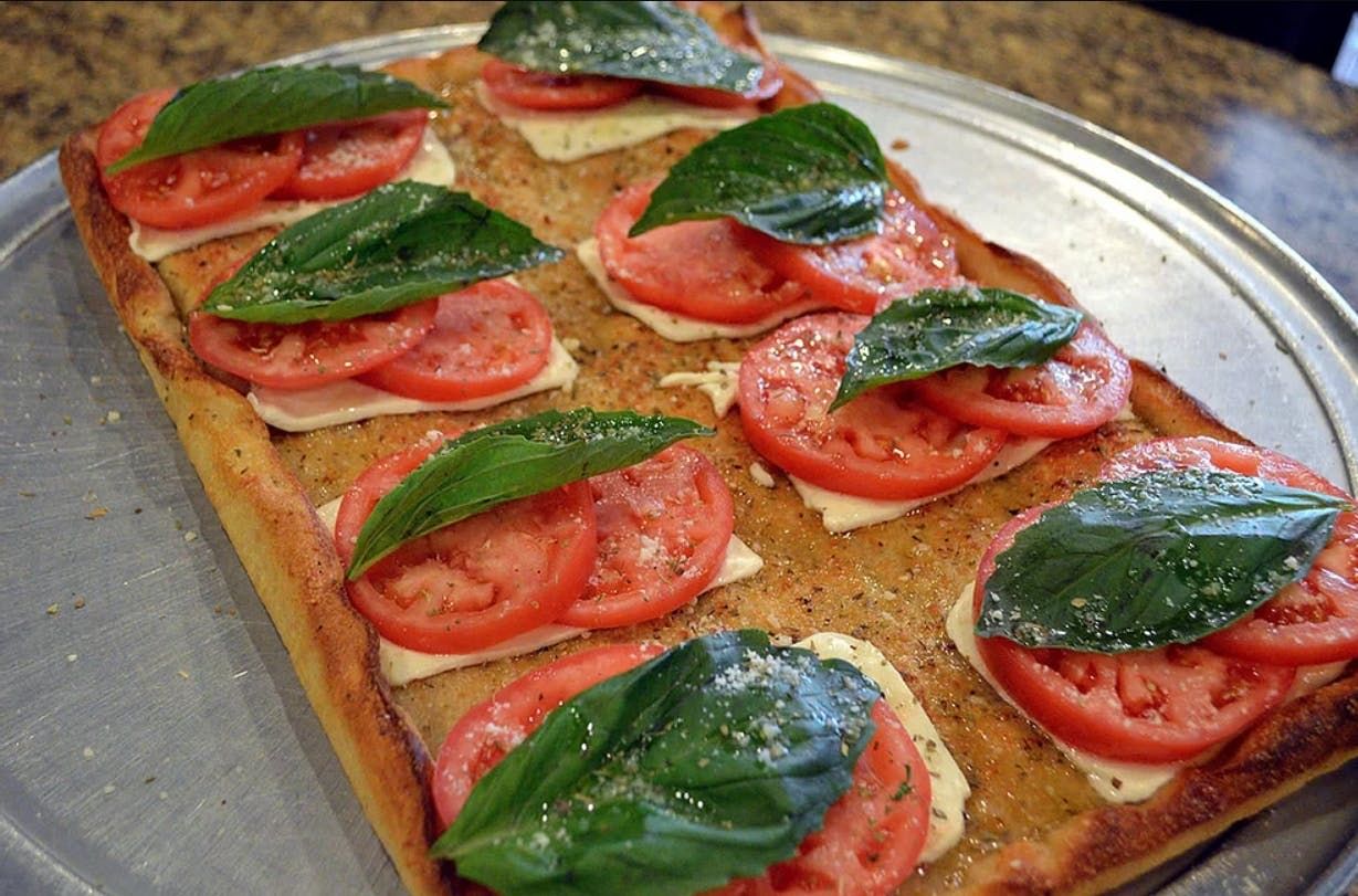 Caprese Square Pizza.