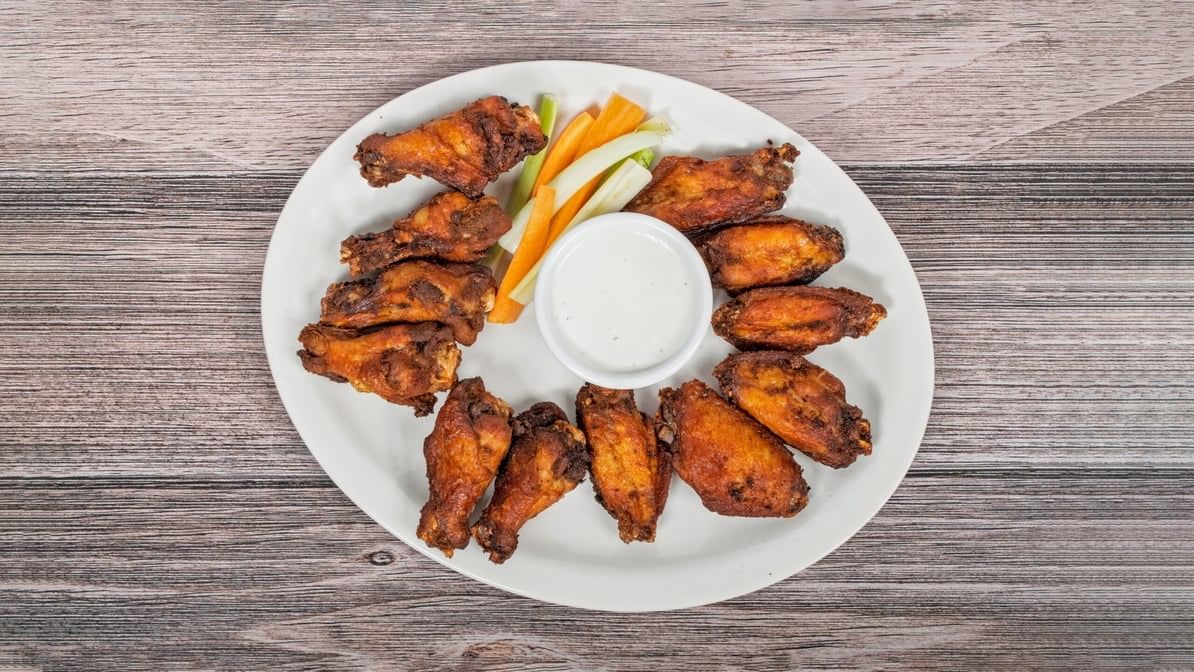 10 - Famous jumbo Chicken Wings.