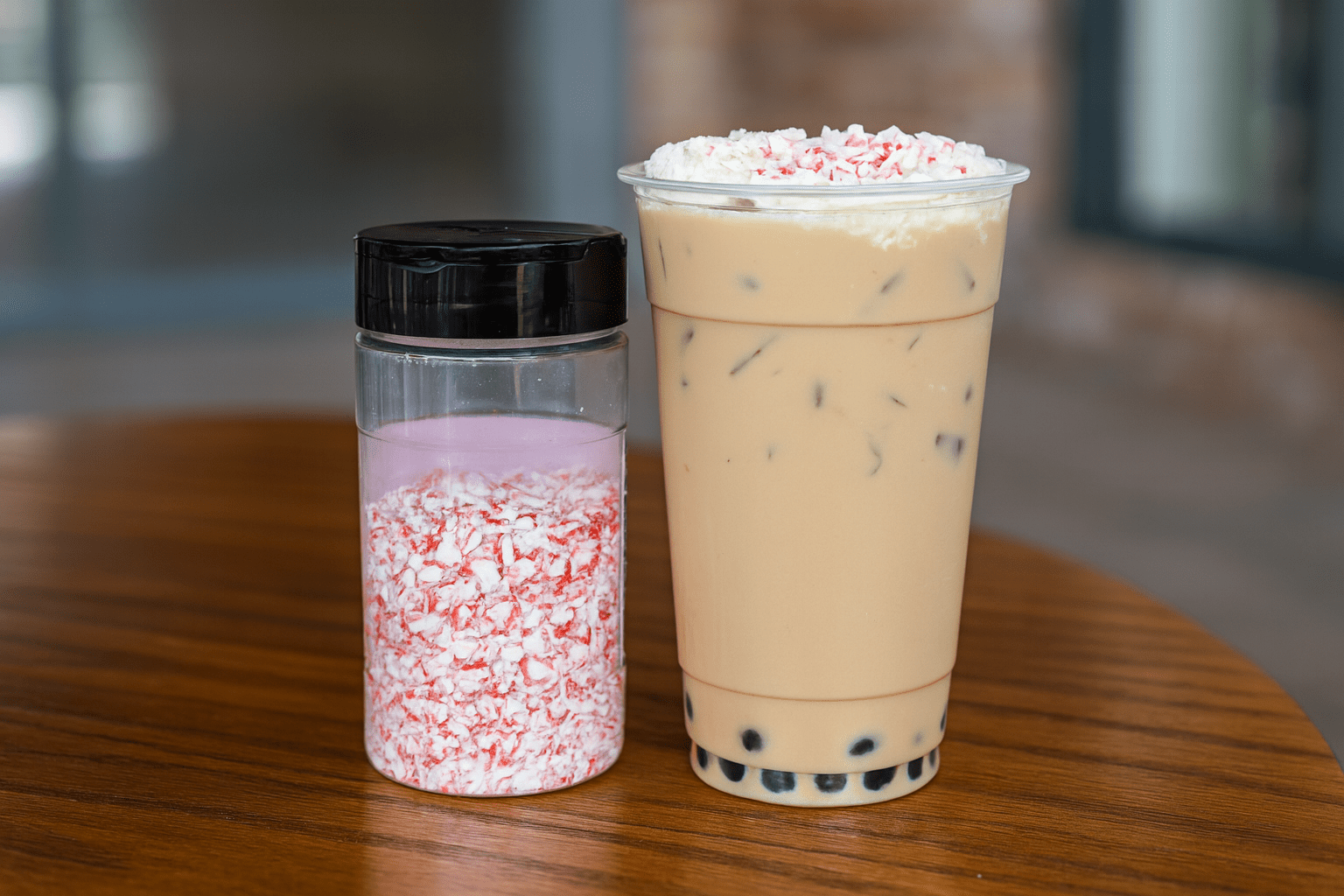 Peppermint Milk Tea (Seasonal).