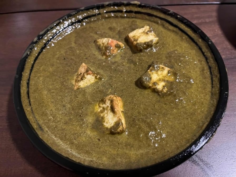 Saag Paneer.