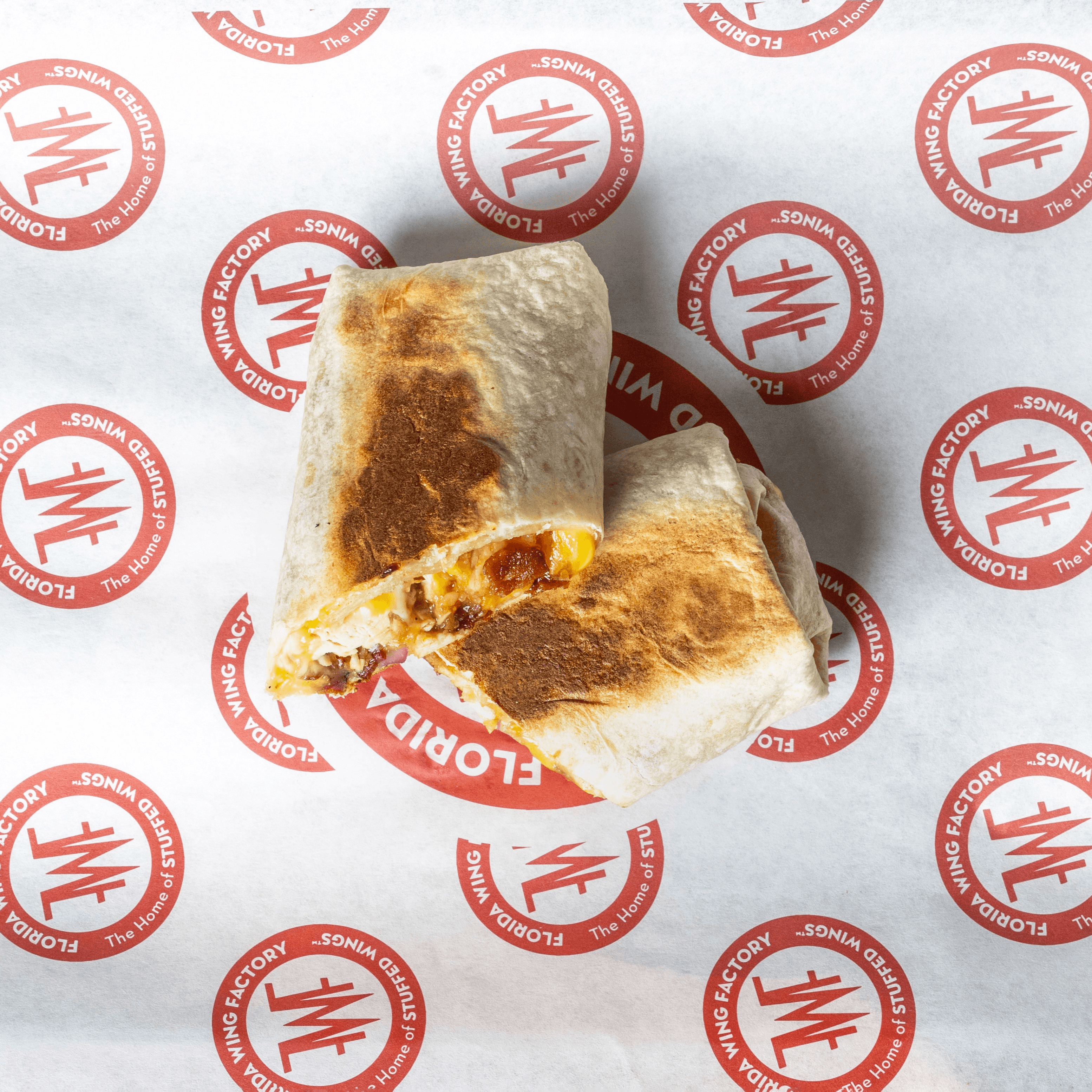 Buffalo Chicken Pressed Wrap Combo.