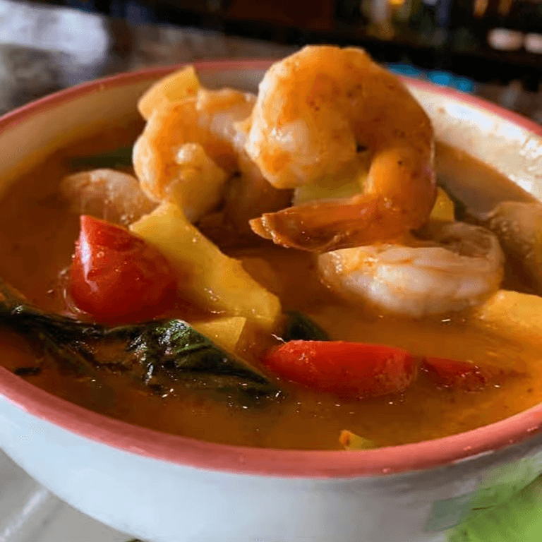 Red Pineapple Curry Lunch.