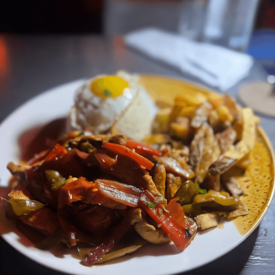 Pollo Saltado.