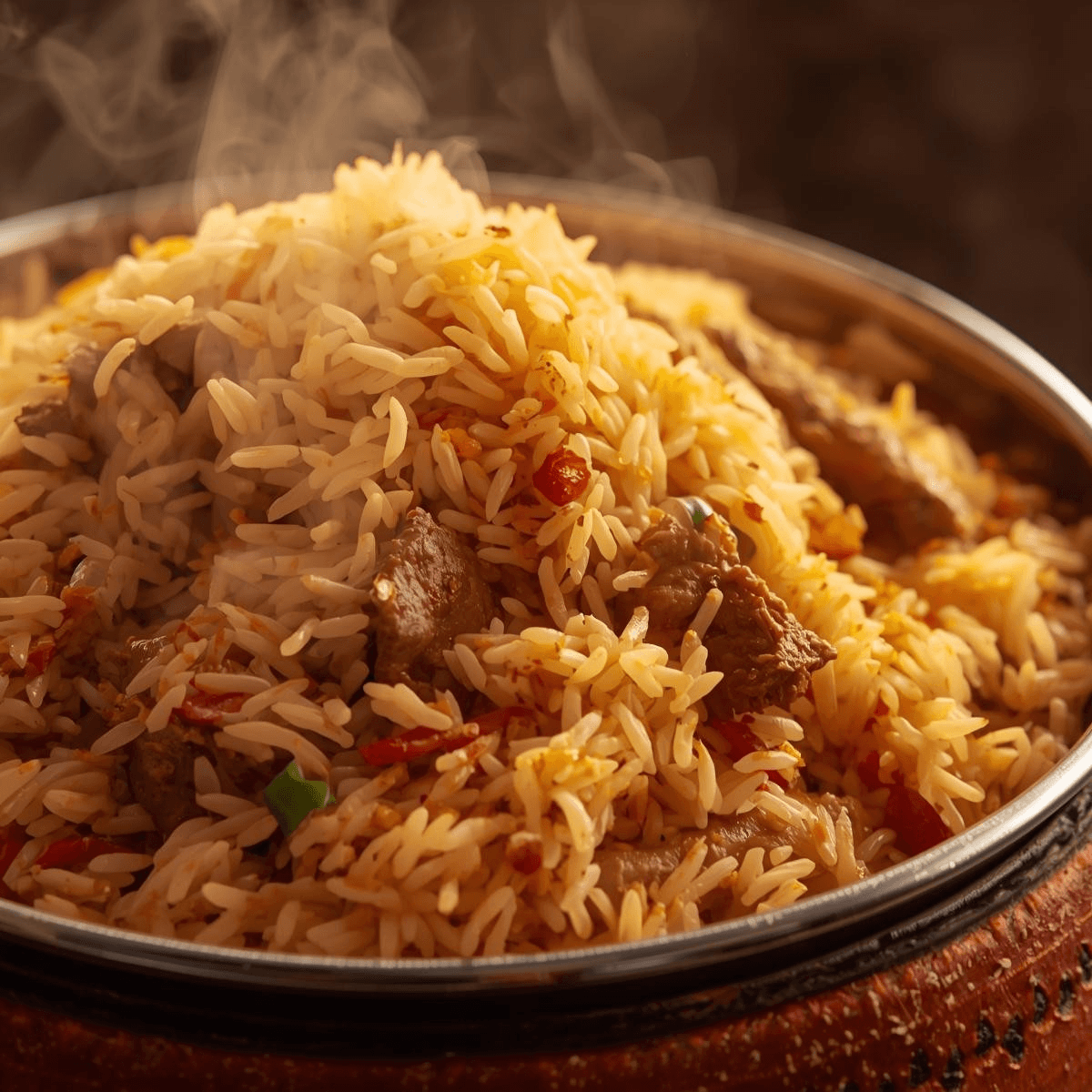 Goat Fry Biryani.