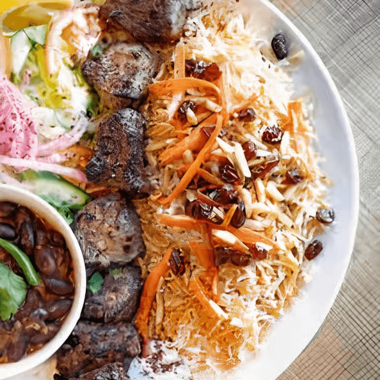 Afghan Kebab Platter.