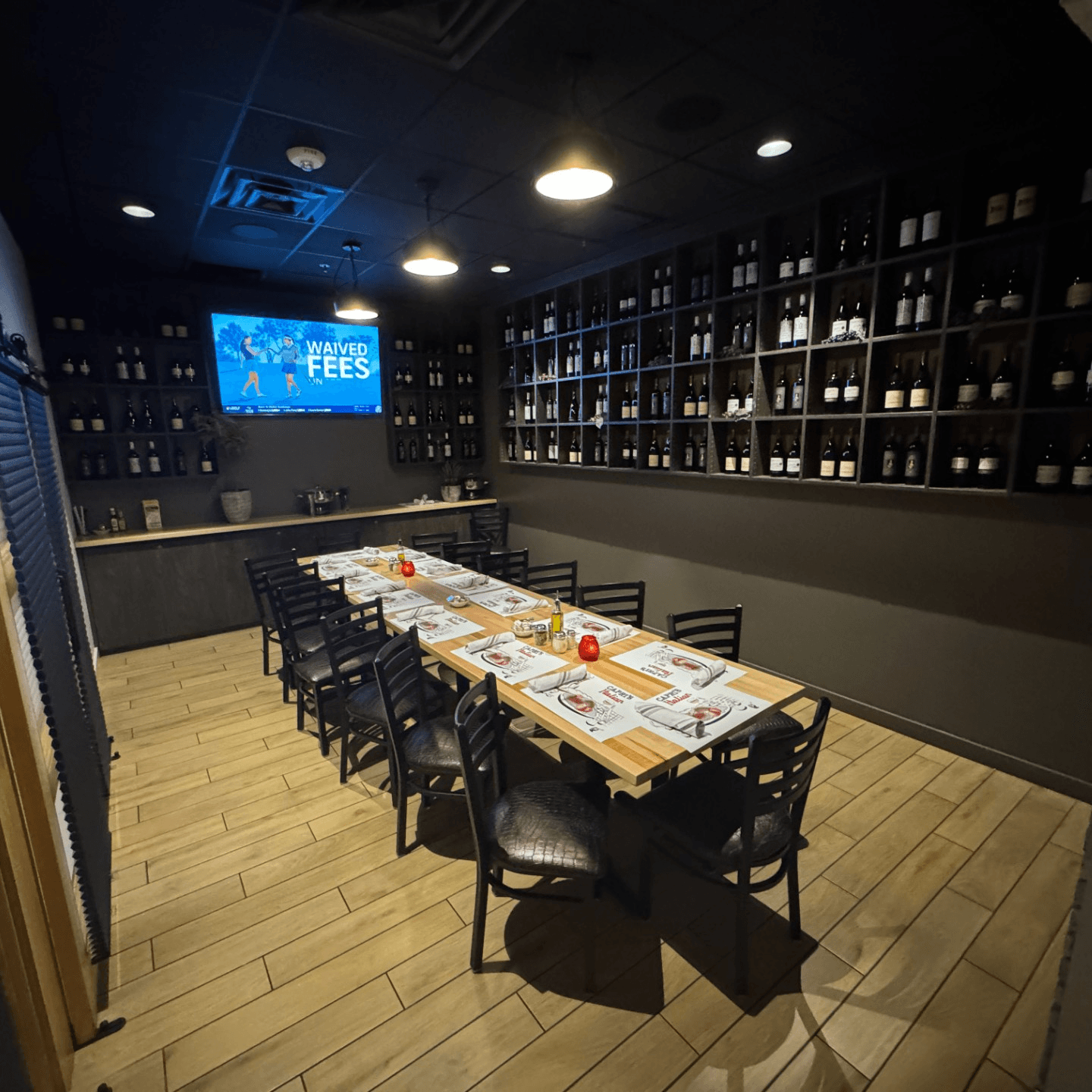 Reserve one of our Private rooms