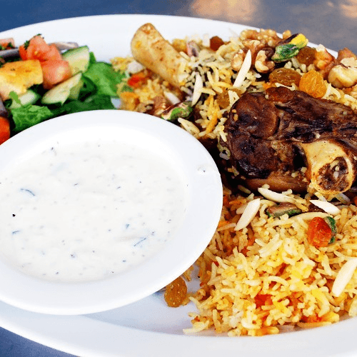 LAMB BIRYANI (weekend only).
