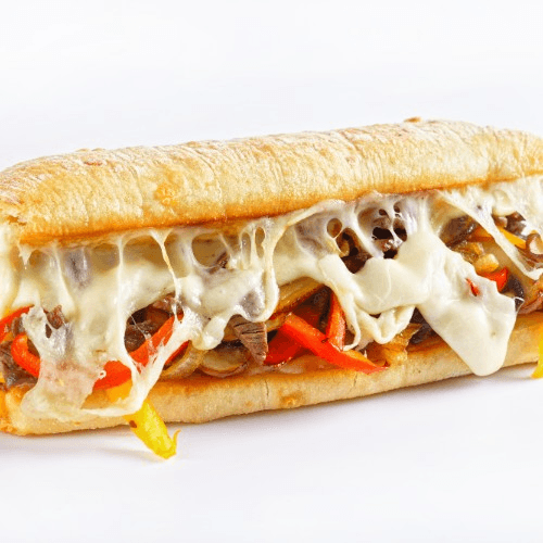 Chicken Cheesesteak Sub.
