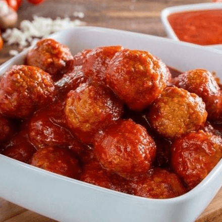 Buckets of Fun Meatballs in Marinara (15 Pieces).