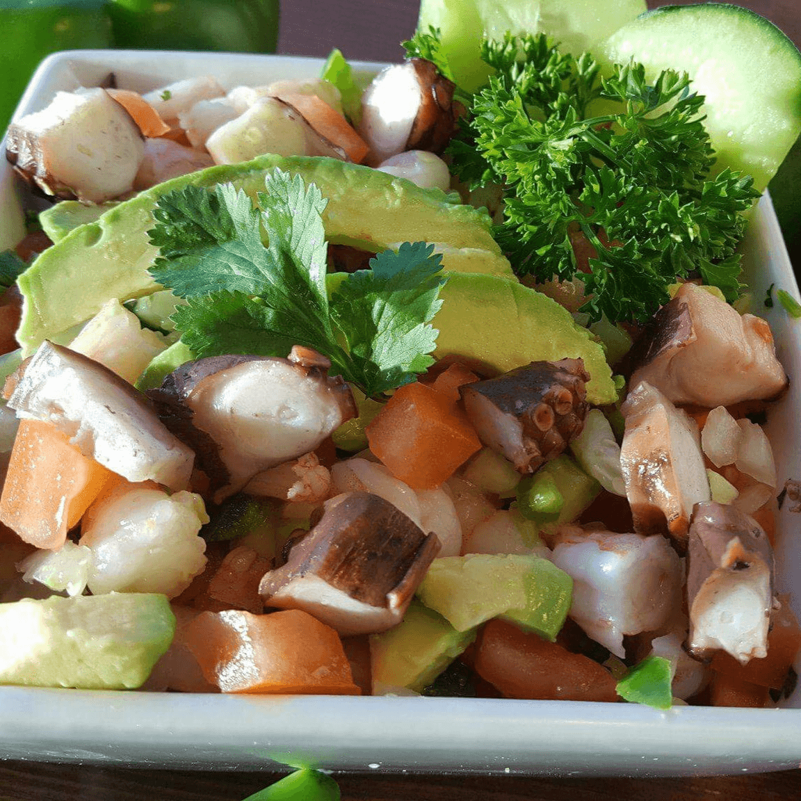 Ceviche Mixto.