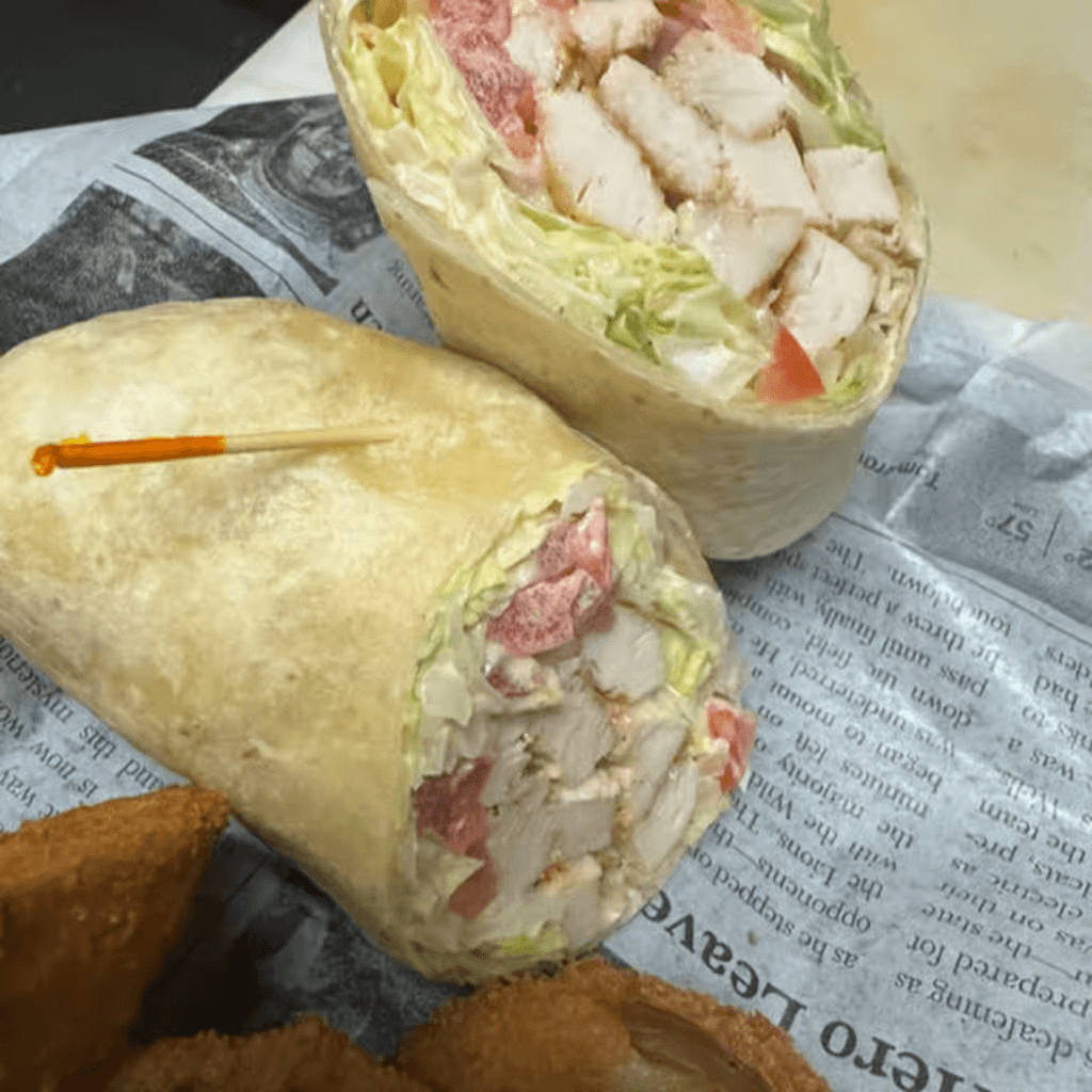 Gleason's Chicken Wrap.