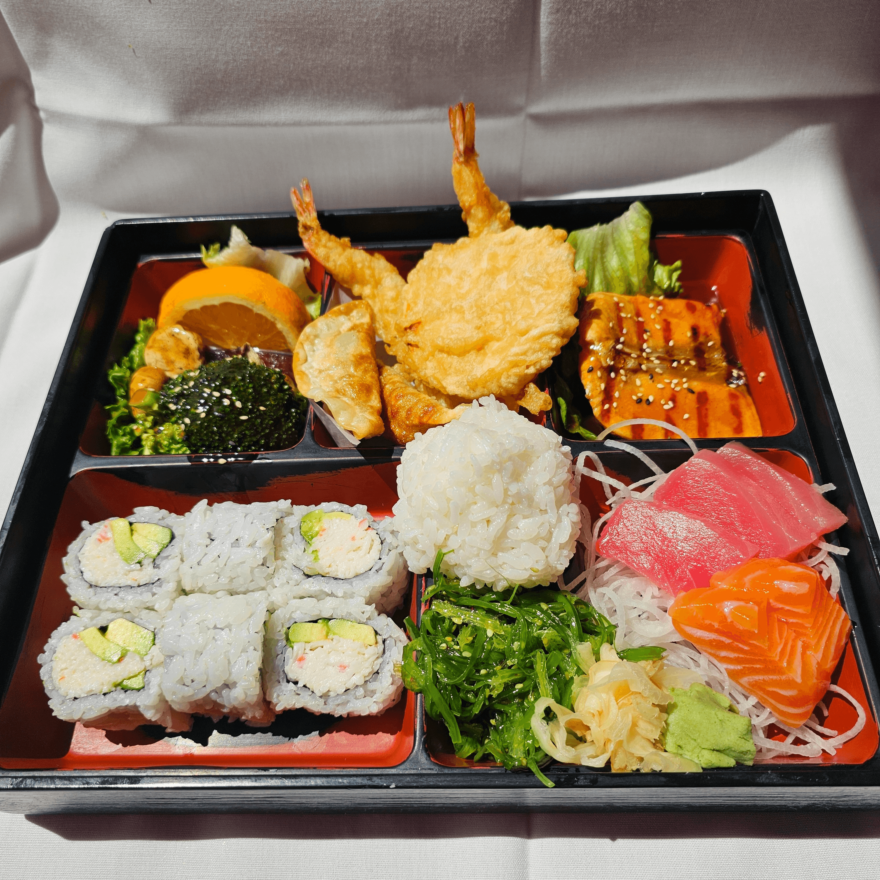 Hanabi Bento A Lunch (L).