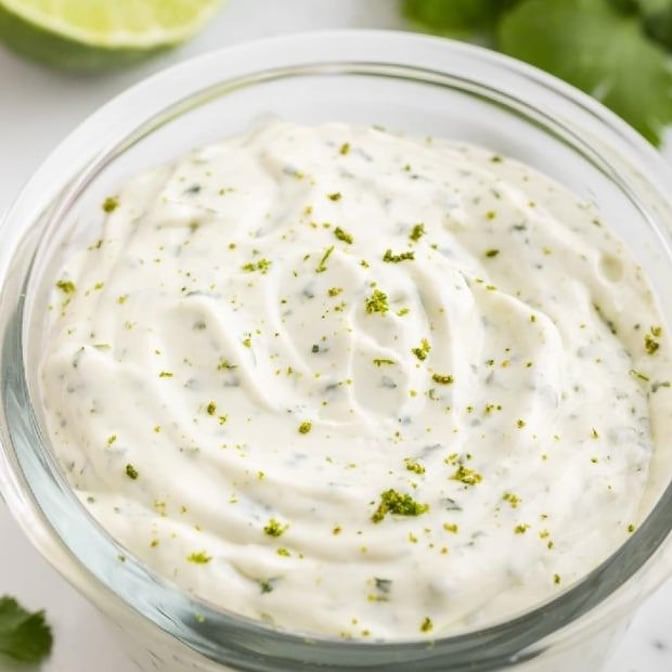 Cilantro Lime Sour Cream.