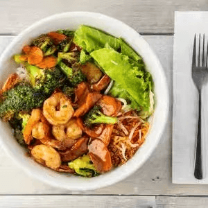 B5. Shrimp Stir Fry Bowl.