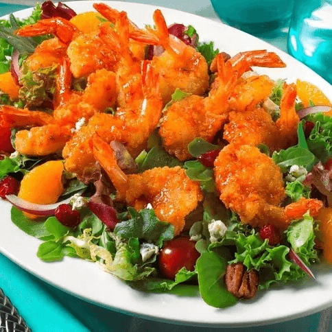 Fried Shrimp Salad.